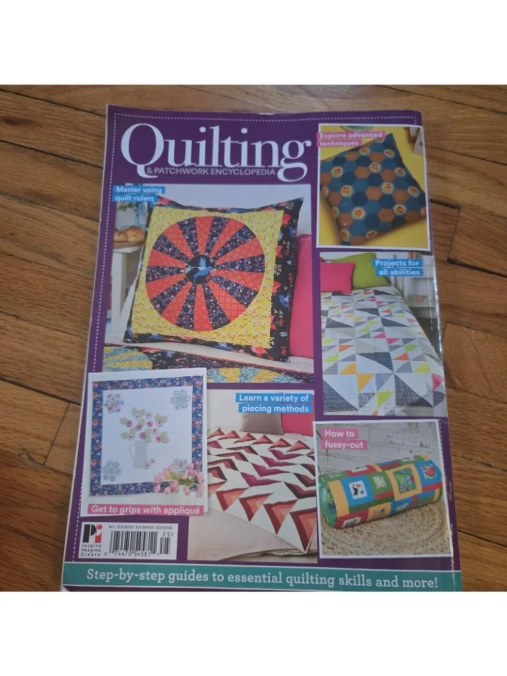 Quilting Patchwork Encyclopedia Magazine Volume 1 - 52 projects